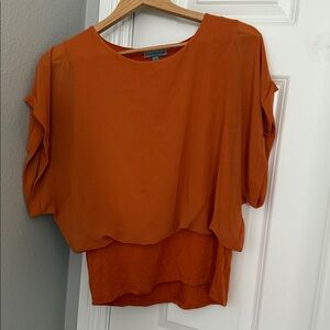 Orange Layered Blouse